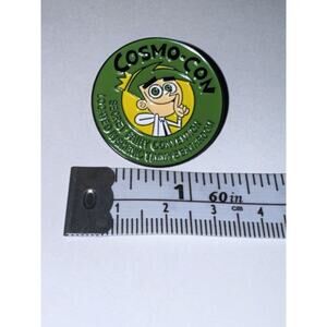 Fairly Odd Parents Cosmo Con Round Pin Brooch
